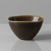 Per Linnemann-Schmidt at Palshus, Denmark, stoneware bowl with brown glaze K2299