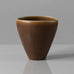 Per Linnemann-Schmidt at Palshus, Denmark, stoneware vase with brown glaze K2300