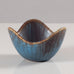 Gunnar Nylund for Rörstrand, Sweden, ceramic bowl with blue and brown glaze K2652