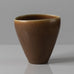 Per Linnemann-Schmidt at Palshus, Denmark, stoneware vase with brown glaze K2300