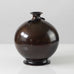 Just Andersen, Denmark, bronze spherical vase with decorative handles K2432