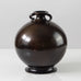 Just Andersen, Denmark, bronze spherical vase with decorative handles K2432