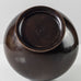 Just Andersen, Denmark, bronze spherical vase with decorative handles K2432