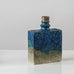 Annikki Hovisaari for Arabia, Finland, unique stoneware bottle vase with blue and green glaze K2371