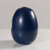 Erich and Ingrid Triller for Tobo, vase with semi-matte blue glaze L3825