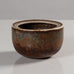 Carl Harry Stålhane for Rorstrand, stoneware bowl with brown glaze J1355