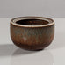 Carl Harry Stålhane for Rorstrand, stoneware bowl with brown glaze J1355