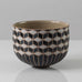 Bente Brosbøl Hansen, own studio, Denmark, stoneware bowl with cube pattern K2385