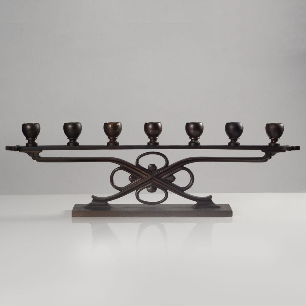 Large bronze candelabra, Sweden L3712