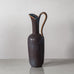 Gunnar Nylund for Rörstrand, Sweden, tall stoneware pitcher with blue and purple glaze K2038
