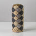 Bente Brosbøl Hansen, own studio, Denmark, stoneware jar with grid pattern K2339