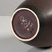 Carl Harry Stalhane for Rorstrand, Sweden, large stoneware vase with brown haresfur glaze L3588