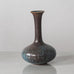 Gunnar Nylund for Rörstrand, Sweden,  stoneware long-necked, ribbed vase with blue and purple glaze H1353