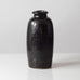 Dorothea Chabert, Germany, unique stoneware vase with dark brown glaze S1004