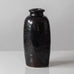 Dorothea Chabert, Germany, unique stoneware vase with dark brown glaze S1004