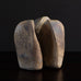 Otto Meier, Germany, stoneware sculpture with matte beige and brown glaze L3742