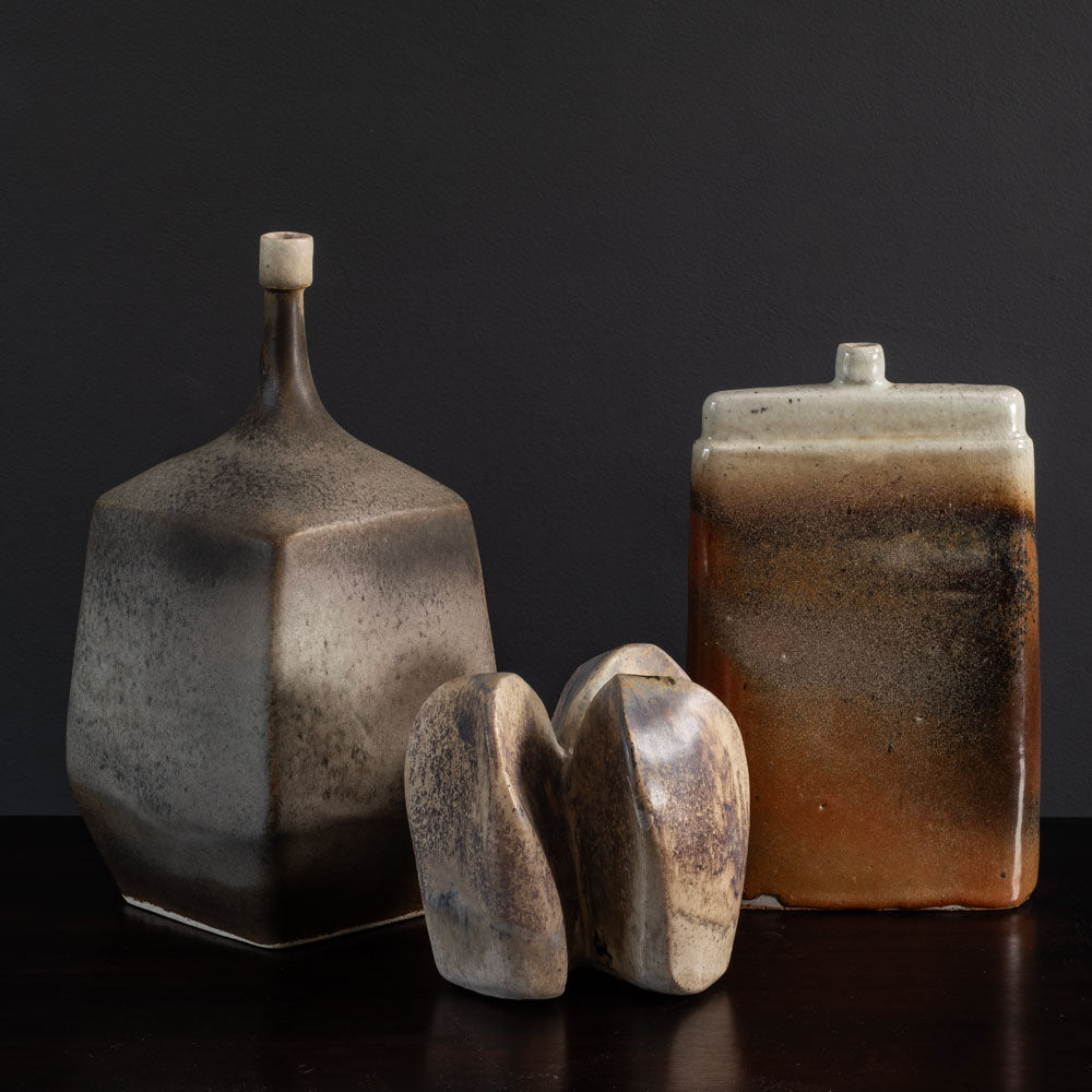 Three stoneware objects by Otto Meier and Ingeborg and Bruno Asshoff, Germany