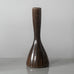 Heiner Balzar, Germany, unique stoneware vase with streaky brown glaze H1538