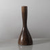 Heiner Balzar, Germany, unique stoneware vase with streaky brown glaze H1538