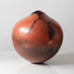 Gabrielle Koch, UK, large unique raku-fired earthenware vase H1447