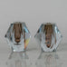 Strombergshyttan pair of faceted vases J1684 and J1685