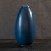 Bo Fajans, stoneware vase with matte blue glaze L3959