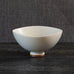 Berndt Friberg for Gustavsberg, Sweden, stoneware bowl with white haresfur glaze L3571