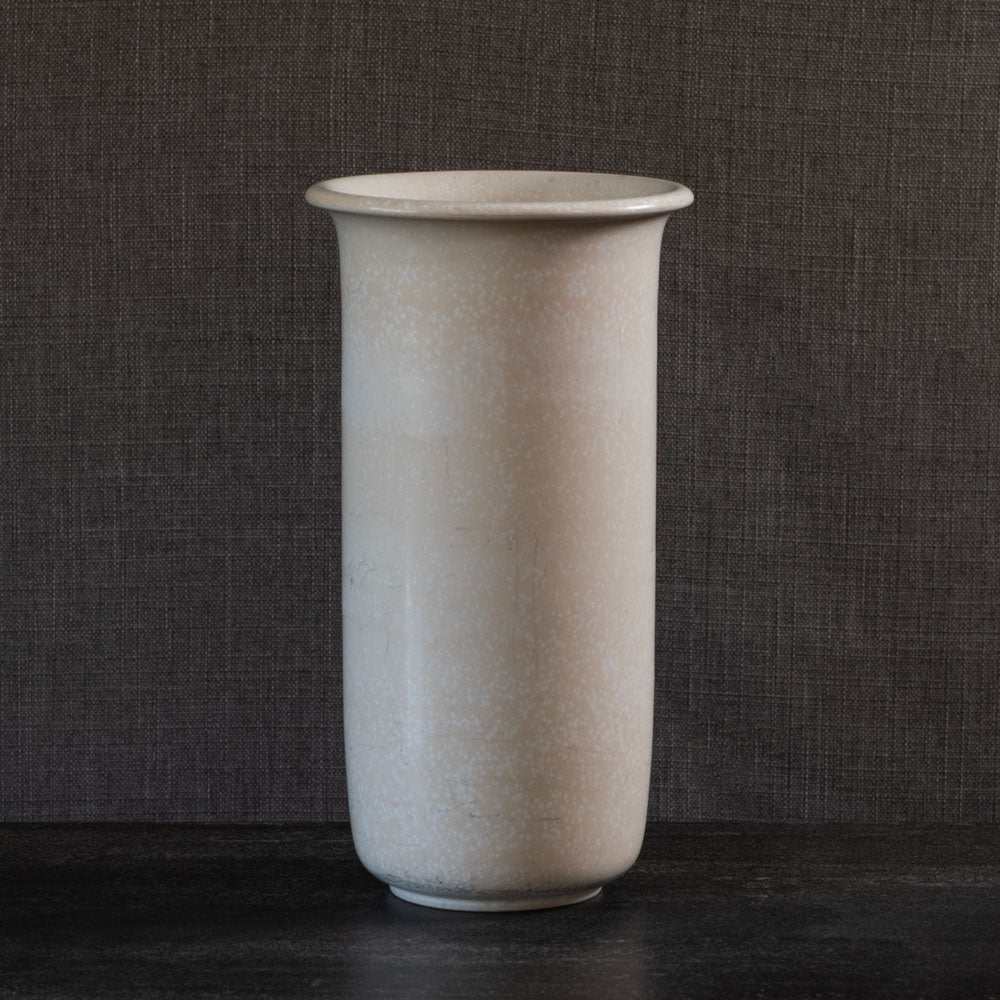 Gunnar Nylund for Rörstrand, Sweden, stoneware vase with matte white glaze L3921