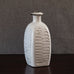 Nils Kahler for Kähler Keramik, Denmark, earthenware bottle vase with black and white glaze L3511