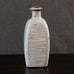Nils Kahler for Kähler Keramik, Denmark, earthenware bottle vase with black and white glaze L3511