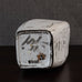 Nils Kahler for Kähler Keramik, Denmark, earthenware bottle vase with black and white glaze L3511