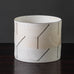 Bodil Manz, own studio, Denmark, cylindrical porcelain vessel K2514