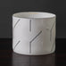 Bodil Manz, own studio, Denmark, cylindrical porcelain vessel K2514