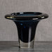 Jaakko Niemi for Nuutäjarvi-Nottsjö , Finland, blue sommerso glass vase L3966