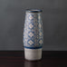 Marianne Starck for Michael Andersen and Sons stoneware vase with gray and blue patterned glaze K2467