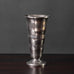 CG Hallberg, Sweden, pewter footed vase K2478