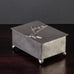 GAB Tenn, Sweden, pewter box with gaming chips J1461