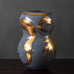 Ulrica Hydman Vallien for Kosta Boda, "Inka" glass vase with gold leaf decoration K2496