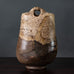 Georg Eiselt, Germany, unique stoneware vase with brown glaze