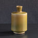 Berndt Friberg for Gustavsberg, Sweden, stoneware vase with yellow  haresfur glaze L3885