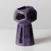 Vilhelm Bjerke Petersen for Rörstrand, Sweden, vase with purple and black glaze K2559