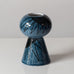 Vilhelm Bjerke Petersen for Rörstrand, Sweden, vase with blue and black glaze K2332