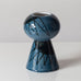 Vilhelm Bjerke Petersen for Rörstrand, Sweden, vase with blue and black glaze K2332