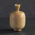 Berndt Friberg for Gustavsberg, Sweden, stoneware vase with yellow  haresfur glaze L3594