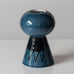 Vilhelm Bjerke Petersen for Rörstrand, Sweden, vase with blue and black glaze K2332