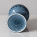 Vilhelm Bjerke Petersen for Rörstrand, Sweden, vase with blue and black glaze K2332