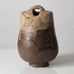 Georg Eiselt, Germany, unique stoneware vase with brown glaze