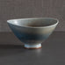 Berndt Friberg for Gustavsberg, Sweden, stoneware bowl with pale blue gray haresfur glaze L3784