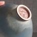 Berndt Friberg for Gustavsberg, Sweden, stoneware bowl with pale blue gray haresfur glaze L3784