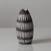 Ingrid Atterberg for Uppsala, stoneware vase brown and white vase K2550